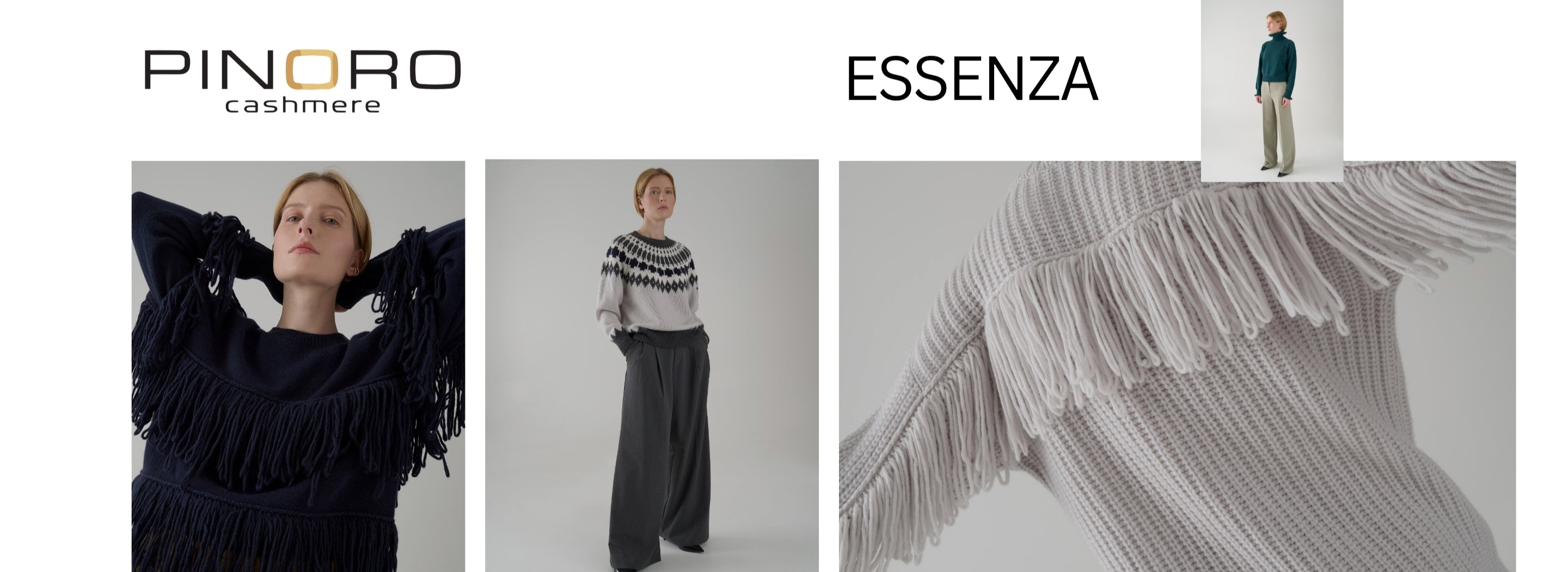 ESSENZA PINORO CASHMERE MAGLIERIA IN CASHMERE